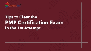 Tips to Clear the PMP Certification Exam in the 1st Attempt