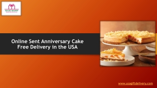 Same Day Anniversary Cake Delivery in the USA to Surprise Your Loved Ones
