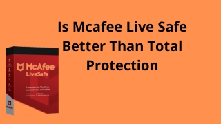 McAfee LiveSafe