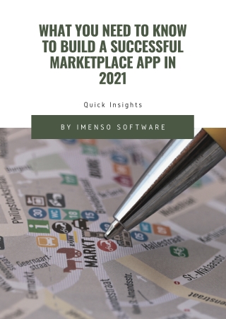Quick Insights: What You Need To Know To Build A Successful Marketplace App In 2021