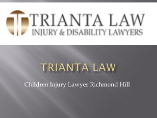 Motor Vehicle Accidents Lawyer Vaughan