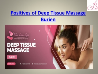 DEEP  TISSUE MASSAAGE burien