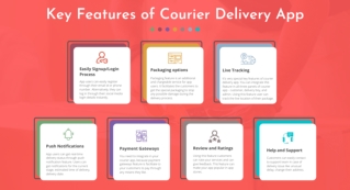 Key Features of Courier Delivery App