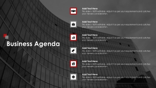 Business Agenda PowerPoint Presentation Slide