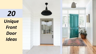 20 Front Door Ideas for Modern Homes