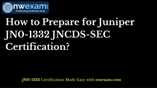 Easy Way to Pass Juniper JN0-1332 JNCDS-SEC Certification Exam