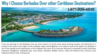 Why I Choose Barbados Over other Caribbean Destinations