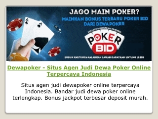 Situs Agen Judi Poker QQ Online Terpercaya Indonesia Uang Asli
