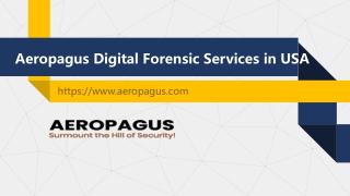 Aeropagus Digital Forensic Services in USA