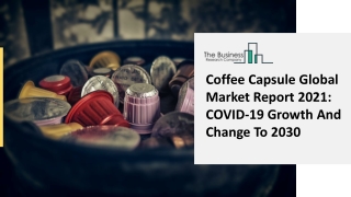 (2021-2030) Coffee Capsule Market Size, Share, Growth And Trends