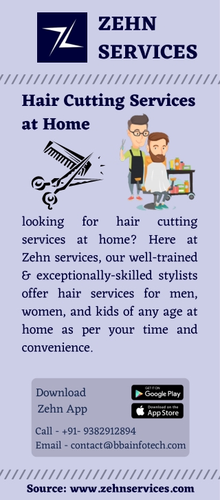 Hair Cutting Services at Home