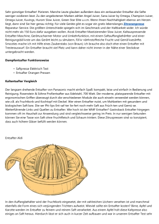 Die Entsafter Zitruspresse Anleitung   Neu 2020