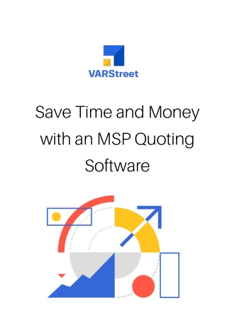 Save Time and Money with an MSP Quoting Software