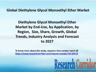 Diethylene Glycol Monoethyl Ether Market by End-Use, by Application, by Region,  Size, Share, Growth, Global Trends, Ind