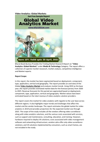 Global Video Analytics Market Research Report Forecast 2025