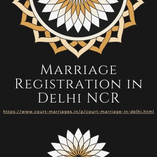 Marriage Registration in Delhi NCR