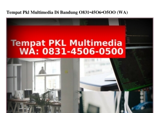 Tempat Pkl Multimedia Di Bandung Ô8З1.ㄐ5ÔᏮ.Ô5ÔÔ[WA]