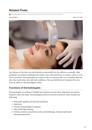 7 Things People Most Likely Don’t Know About Skin Treatments