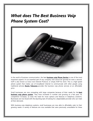 How To Find The Best Voip Service Providers