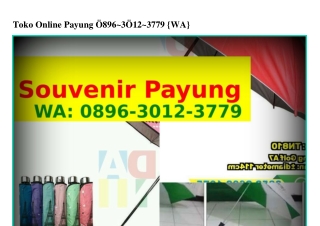 Toko Online Payung Ö896–3ÖI2–3779 [WhatsApp]