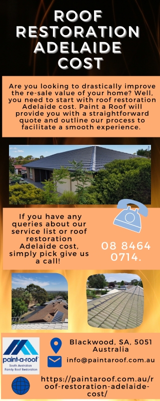 Roof Restoration Adelaide Cost