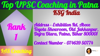 Best IAS Coaching in Patna