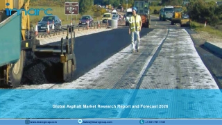 Asphalt Market Report: Impact of COVID-19, Future Growth Analysis and Challenges