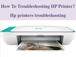 How To Troubleshooting HP Printer?