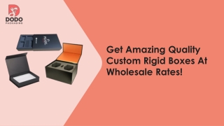 Custom Rigid Boxes Wholesale | Custom Boxes!