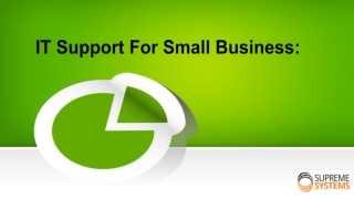 IT Support For Small Business: IT Solutions That Keep Your Business On The Fax