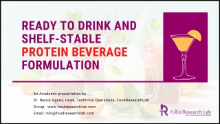 Protein in Ready to Drink (RTD) Beverages - Foodresearchlab