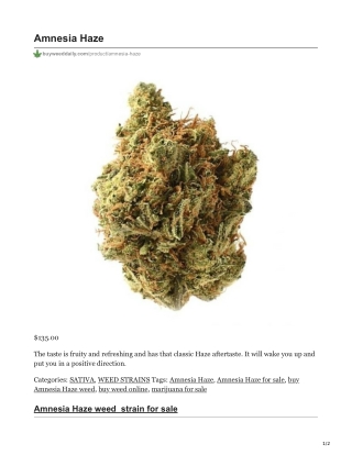 Amnesia Haze