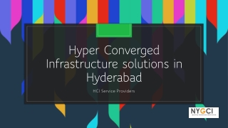 Hyper Converged Infrastructure solutions in Hyderabad | HCI Service Providers