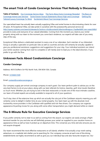 Top Luxury Concierge - An Overview