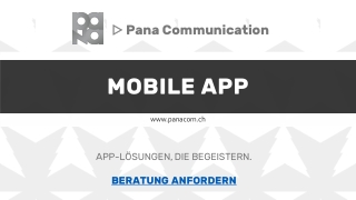 MOBILE APP - ▷ Pana Communication
