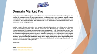 Domain Market Pro