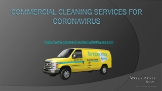 Get Fresh Environment By Coronavirus Cleaning Fort Myers