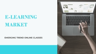 E learning Market Trend