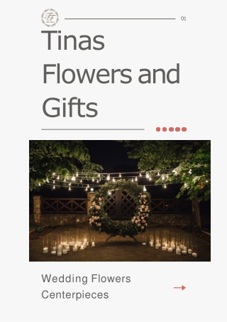 Wedding Flowers Centerpieces and Arrangements | Tinas Flowers and Gifts