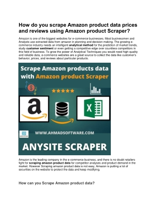 amazon scraper