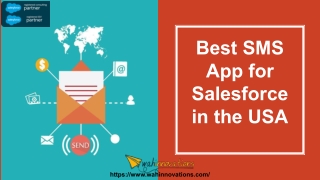 Best SMS App for Salesforce in the USA Provider - Wahinnovation