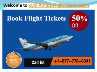 KLM Airlines Flight Reservation