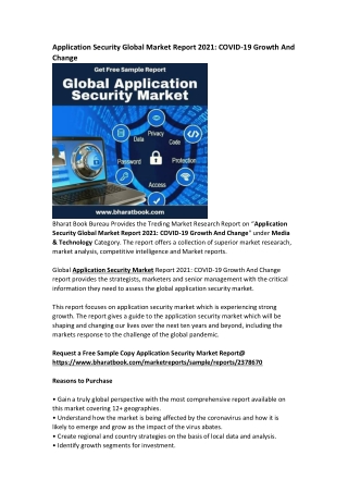 Global Application Security Market Research Report Forecast 2030