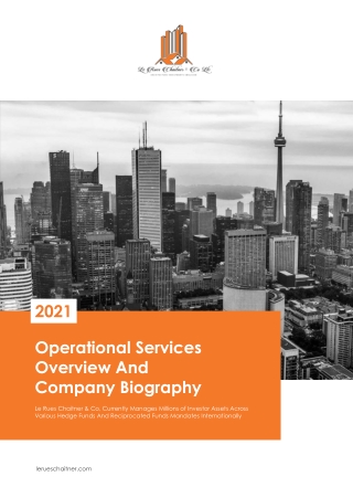 operational services Overview and company biography 2021