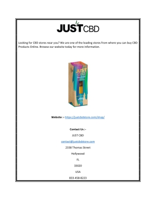 Just CBD Store | Justcbdstore.com