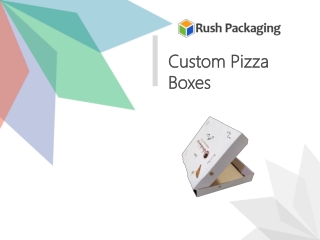 Custom Pizza Boxes