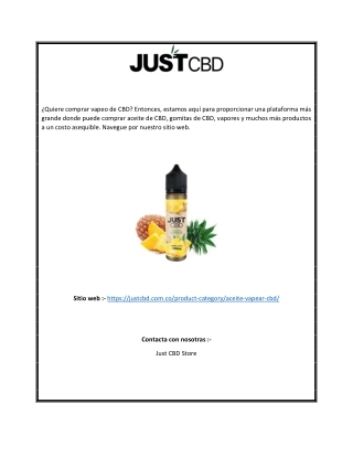 Compra CBD vaping