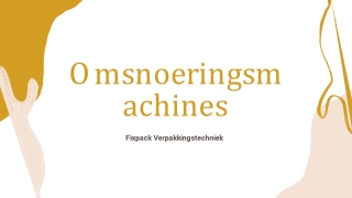 Omsnoeringsset | Omsnoeringsmachines