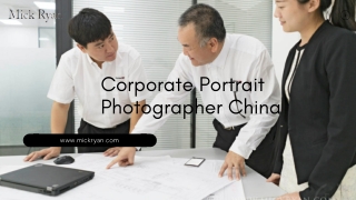 Corporate Portrait Photographer China | Mick Ryan