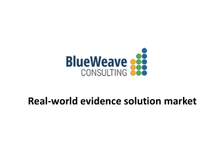 Real-world evidence solution market